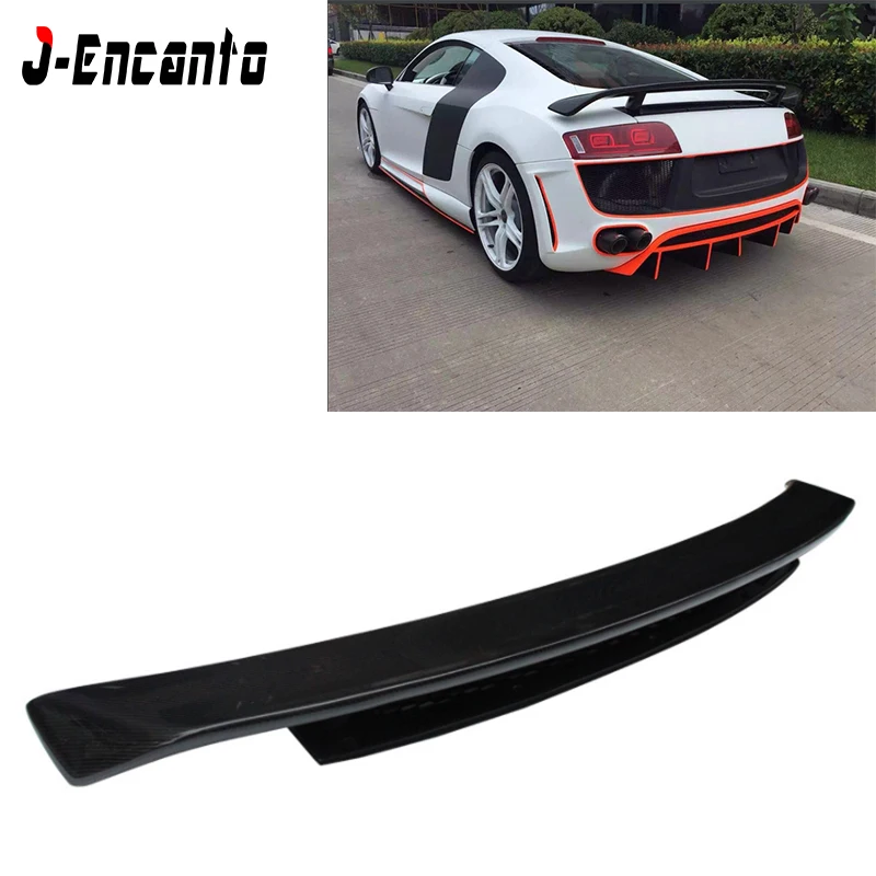 Спойлер для Audi R8 GT style 2008-2014 задний спойлер из углеродного волокна с крыльями |