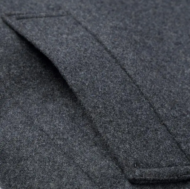 S 3XL лидер продаж зимняя мужская новая модная шерстяная одежда для отдыха пальто с
