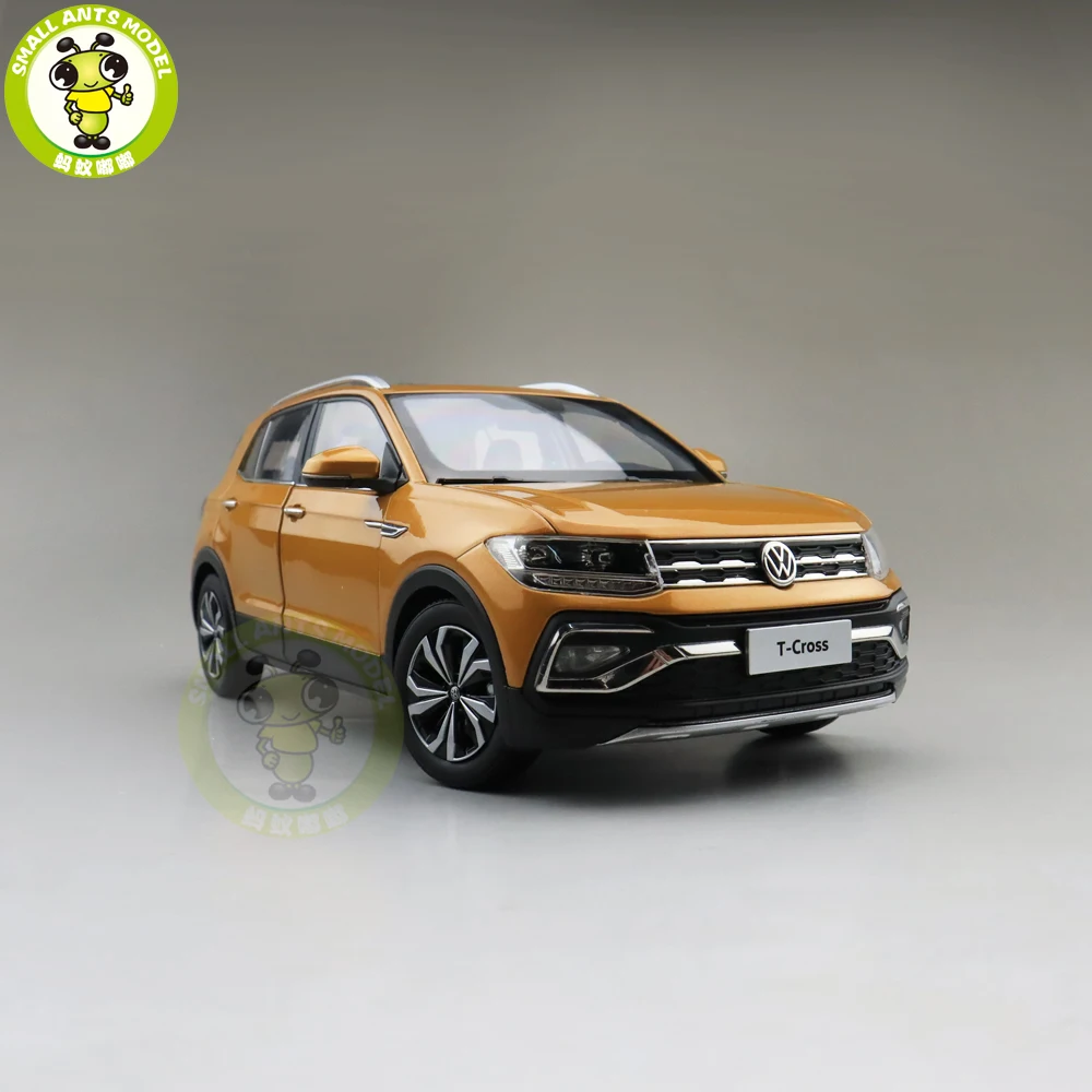 1/18 T-CROSS T крест SUV литая модель автомобиля Модель SUV Игрушки для мальчиков Подарки для девочек на день рождения