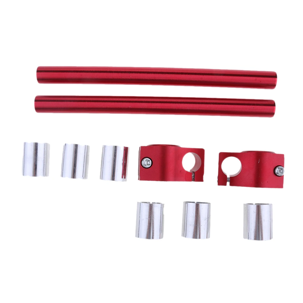 Motorcycle Handlebars Mount Adjustable CNC Clip On Fork Tube 25mm 29mm 30mm
