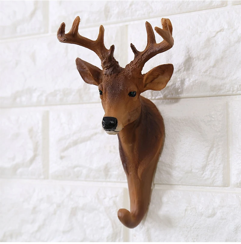 Creative Animal Series Wall Decor Hook Wall Door Hook Hanger Bag Keys Holder Multi-Purpose Decorative Home Decoration