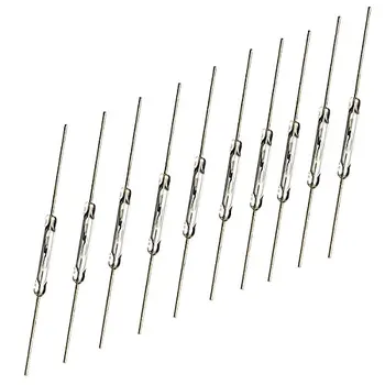 

10pcs N/O Reed switch Magnetic Switch 2 * 14mm Normally Open Magnetic Induction switch For Arduino