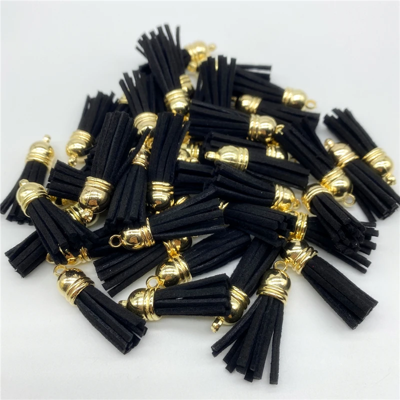 Leather Trim Fringe Tassel Sewing Curtains Accessories DIY Keychain Cellphone Straps Pendant Tassels For jewelry Making 8pcs/Lot,tassel fringe,tassel trim,mini tassels,leather tassels,tassel accessories,tassel decoration