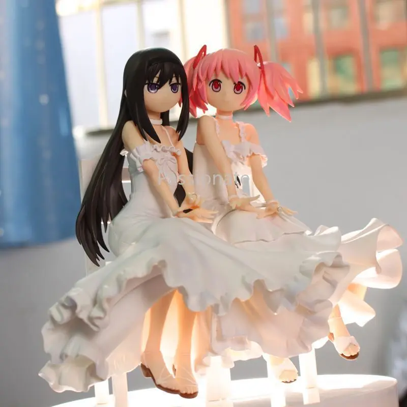 Аниме Puella Magi madoka Magica Kaname Madoka Akemi Homura белое платье Красивая статуя ПВХ экшн фигурка