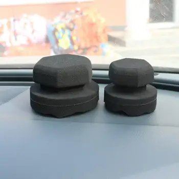 

8/11 Cm Facilitates The Details Of Wave Type Tire Bandage Tools, Hexagonal Grip Applicator, Hand Tire Wax Sponge Car Accessories