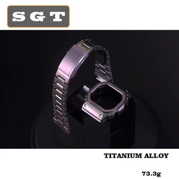 

Titanium alloy Watch Bands DW5600 DW5610 GW5600 Series WatchBands Watch Strap Watchbands Bracelet frame case solid