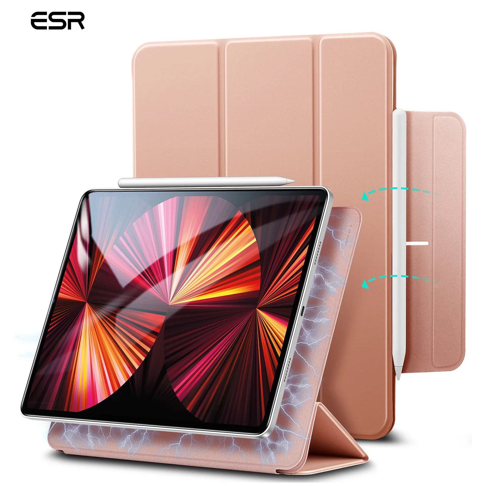 ESR for iPad Pro 11 Case 2021 Magnetic for iPad Air 5 Case 2022 for iPad Pro 12.9 Case 2021 Air 4 10.9 Mini 6 Smart Cover Funda 