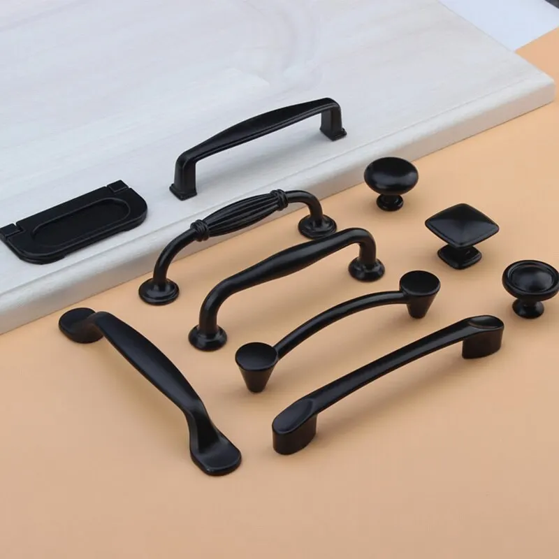 

1PCs Vintage Cabinet Handle Drawer Handle Furniture Shoebox Cabinet Closet Knobs Wardrobe Pull Handle With Screws Household Knob
