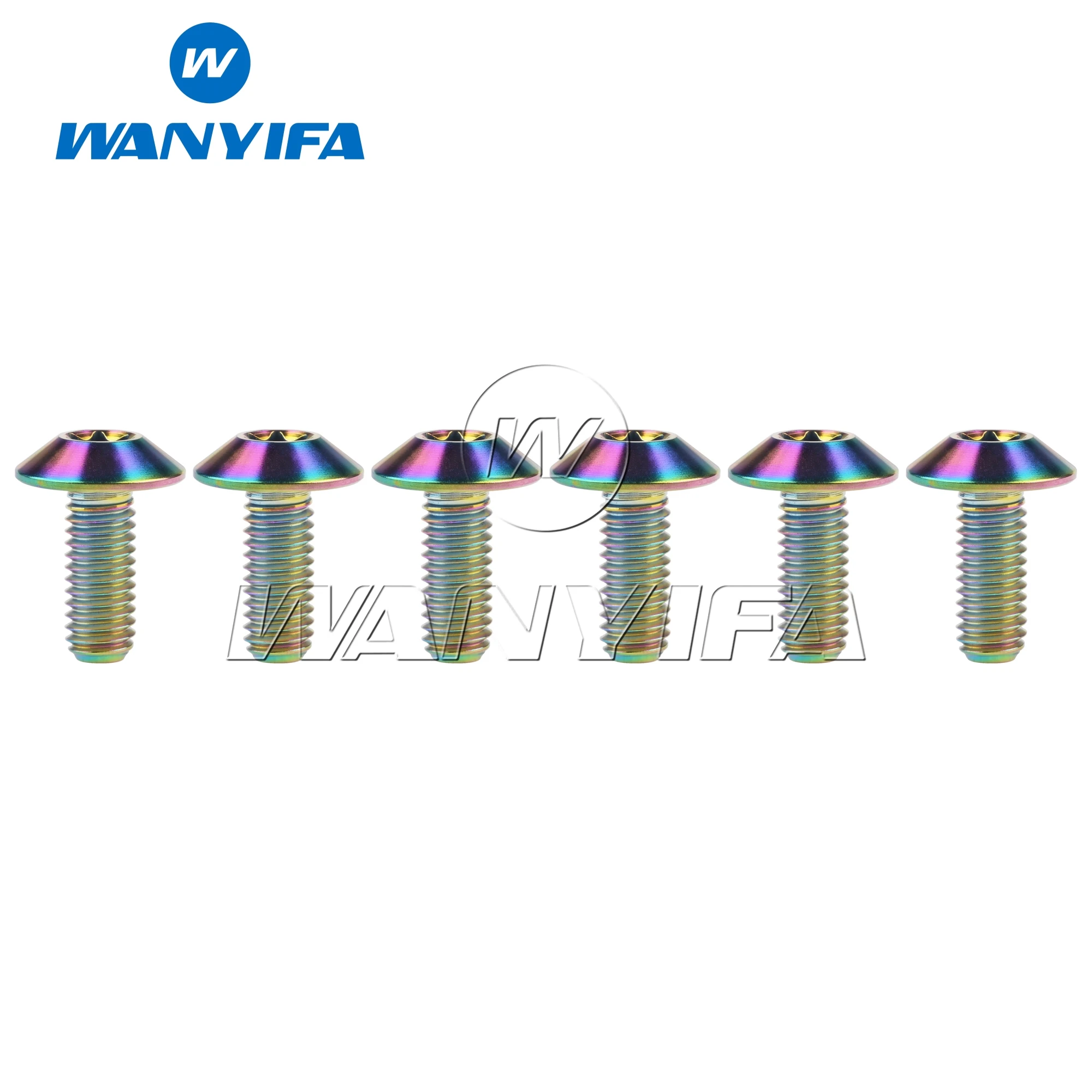 torx cabeca do parafuso de titanio wanyifa motor bicicleta parafusos parafusos 05