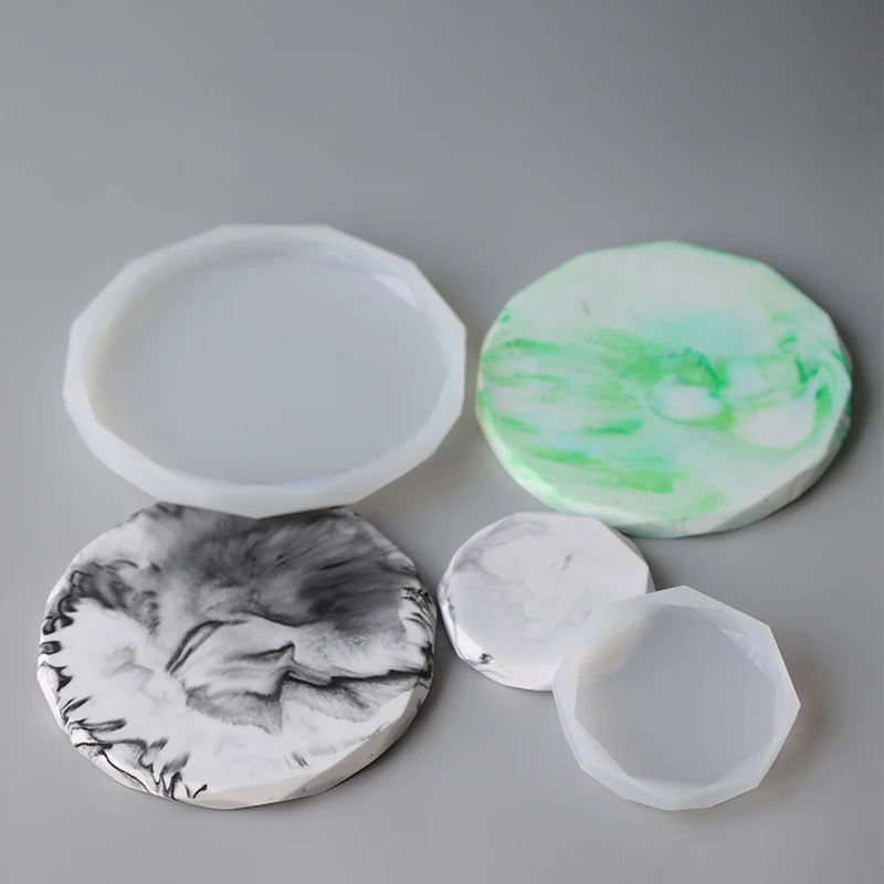 Силиконовые формы для цементных подстаканников поддона пластырь сердечки