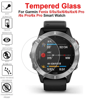 

3 PCS Sport smart watch Tempered Glass Protective For Garmin Fenix 5 5X 5S plus 6S 6 6X PRO Premium Screen Protector Watch Film