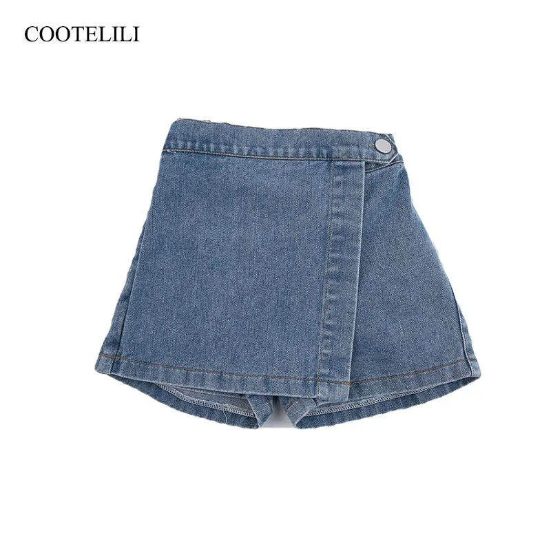 COOTELILI Kids Clothing Summer Girls Shorts Skirt Baby Jeans Pants Summer Beach Denim Pant Shorts For Girls Clothing (2)