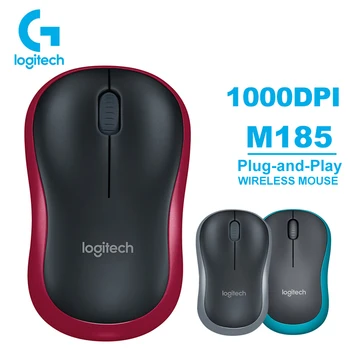 

Original Logitech M185/186 Wireless Mouse with 1000DPI 2.4GHz Wireless Connectivity Mice for Office Work