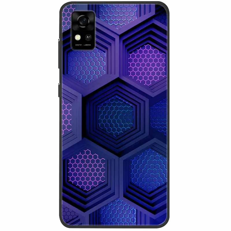 Cat Lion Print TPU Silicone Phone Cover