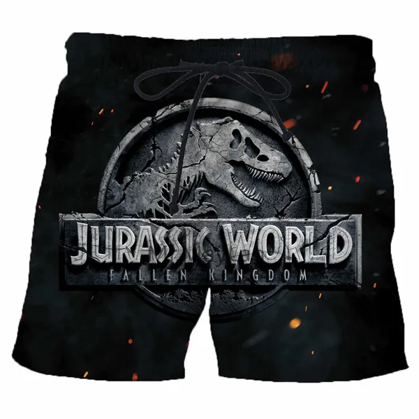 3D Jurassic park zeit druck sommer mode хип-хоп тренд herren kleidung/frauenstraшорты Последние Harajuku шорты