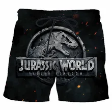 3D Jurassic park zeit druck sommer mode хип-хоп тренд herren kleidung/frauenstraшорты Последние Harajuku шорты