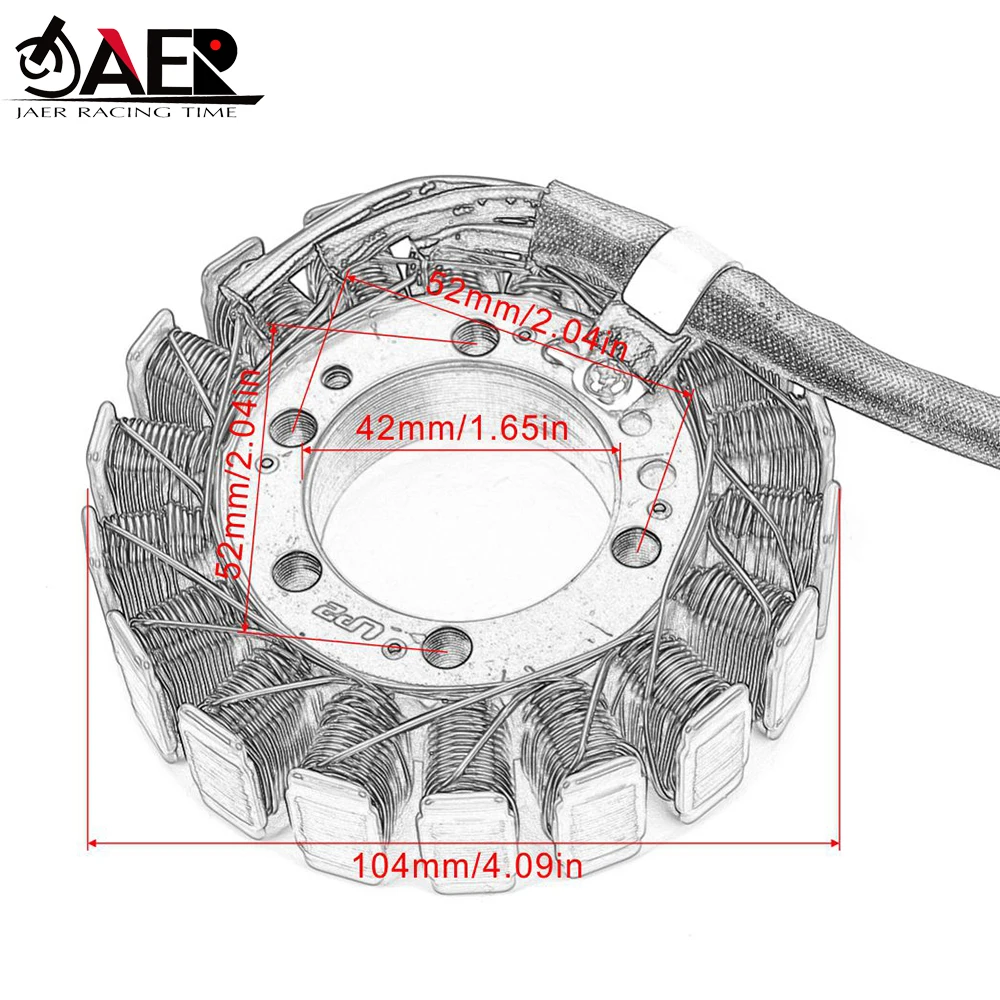 JAER генератор статора катушки + 12 В Регулятор выпрямителя Для Yamaha YZF R6 1999 2000 2001 2002| |