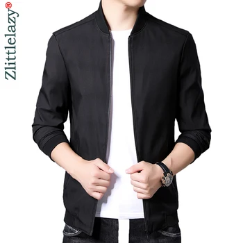 

2019 brand new black jacket men casual zipper streetwear veste mens jackets vintage autumn coats jaqueta masculina militar 93004