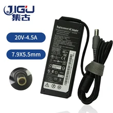 JIGU 20V 4.5A 7,9*5,5 мм 90 Вт Замена для lenovo ThinkPad T400 T500 R400 G565 B550 Z565 ноутбук AC Зарядное устройство Мощность адаптер