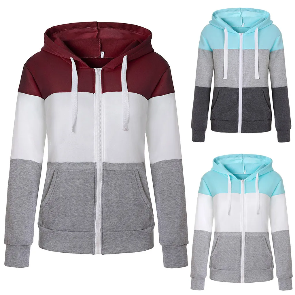 5xl Осенняя Женская куртка корейская модная с капюшоном на молнии Лоскутная
