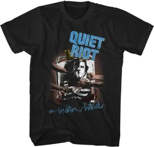 Silenzioso Riot Heavy Metal Band Glam Rock Randy Rhoads Concert Tour T-Shirt Per Adulti 5 T-Shirt Tricolore