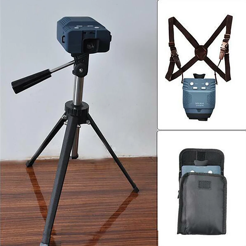Night Vision Monocular, Zoom 6X Blue-Infrared Illuminator Allows Viewing in the Dark-Records Images and Video Hunting Telescope