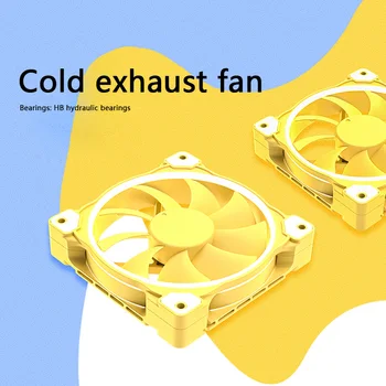 

ID-COOLING ZF-12025 12V DC PWM Cooling Fan Desktop Chassis Radiator Cooler computer peripherals