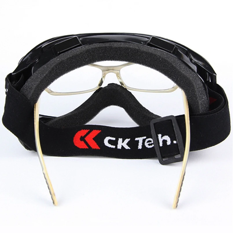 CK Tech. Защитные очки от пыли, ветра и песка, ударопрочные защитные очки, дышащие Регулируемые велосипедные очки