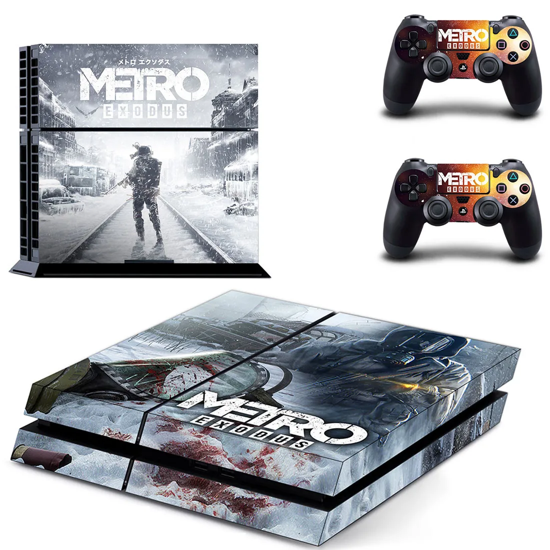 Metro Exodus PS4 наклейка s Play station 4 кожа PS 4 наклейка Наклейки Обложка для playstation 4 PS4 консоль и контроллер Кожа винил