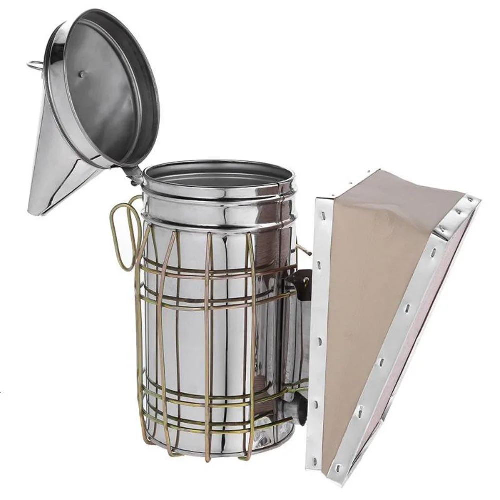 Пчеловодство курильщик из нержавеющей стали ручной пчелиный дым передатчик набор инструмент пчеловода пчеловодство инструмент распылитель