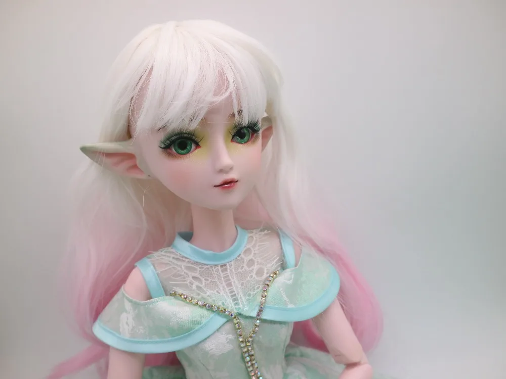 Индивидуальные BJD куклы эльф кукла DIY пластиковая кукла 24 шарнира шарнирная кукла 58 см