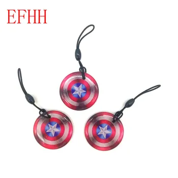 

13.56MHZ UID Changeable S50 Chinese Magic 1K RFID Key Fob Ring Keychain keyfobs Ring Card Proximity Access Control Waterproof