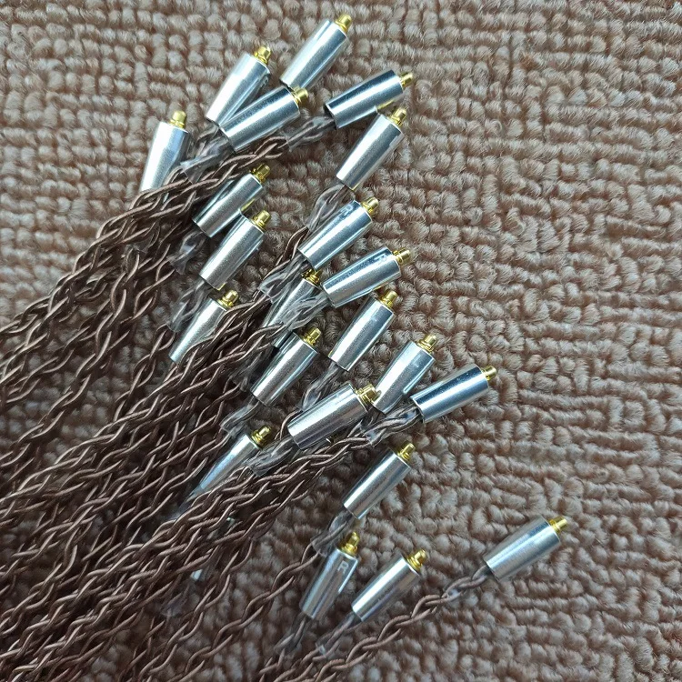 MMCX HiFi Upgrade Earphone Cable Wire Copper clad Eight strand Wire Headphone Cable Audio Cable for Shure Se215 Se535 425 Se846