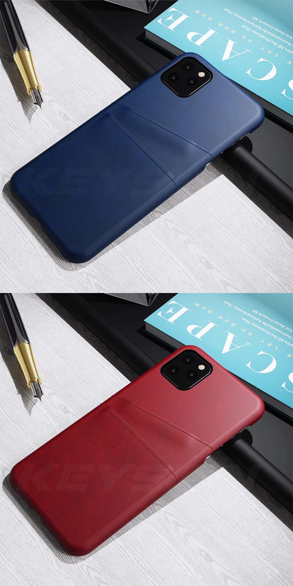 Роскошный чехол-кошелек с отделениями для карт для iPhone X, XR, XS, 11 Pro, Max, ретро Задняя накладка для iPhone 8, 7, 6, 6S Plus, Винтажный чехол из искусственной кожи