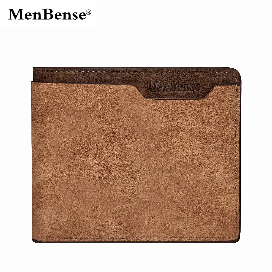 

Popular men's matte waterproof short wallet multi function fashion leisure high quality Pu Wallet