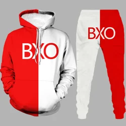 Sweat à capuche imprimé en 3D pour hommes, ensemble complet à motif fin, vêtements de loisirs en plein air, tendance, nouvelle collection 2022 