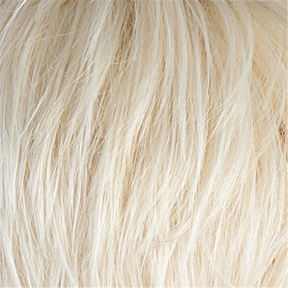 Esin Пушистые синтетические волосы короткие парики для женщин многослойные боковые части натуральные волнистые парик коричневый 6" - Цвет: 600