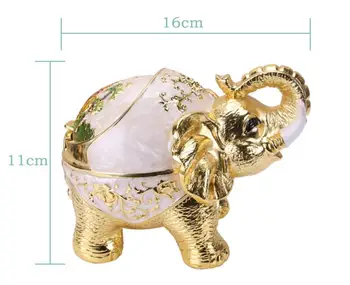 

European style retro elephant ashtray creative personality trend spherical metal multi-functional office and living room with co