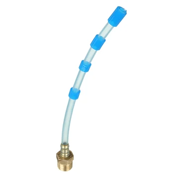 

Hot 11cm Car Accessory Liquid Water Pipe Hose Tube With Connector For Tornador Cleaning Gun Wash Washing Spare Parts