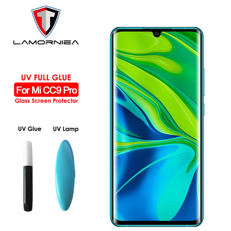 

UV Glue Glass For Xiaomi Mi CC9 Pro Mi 9 SE Liquid UV Glue Glass Screen protector For Xiaomi redmi note 8 pro 8 8A 9t pro cc9 a3