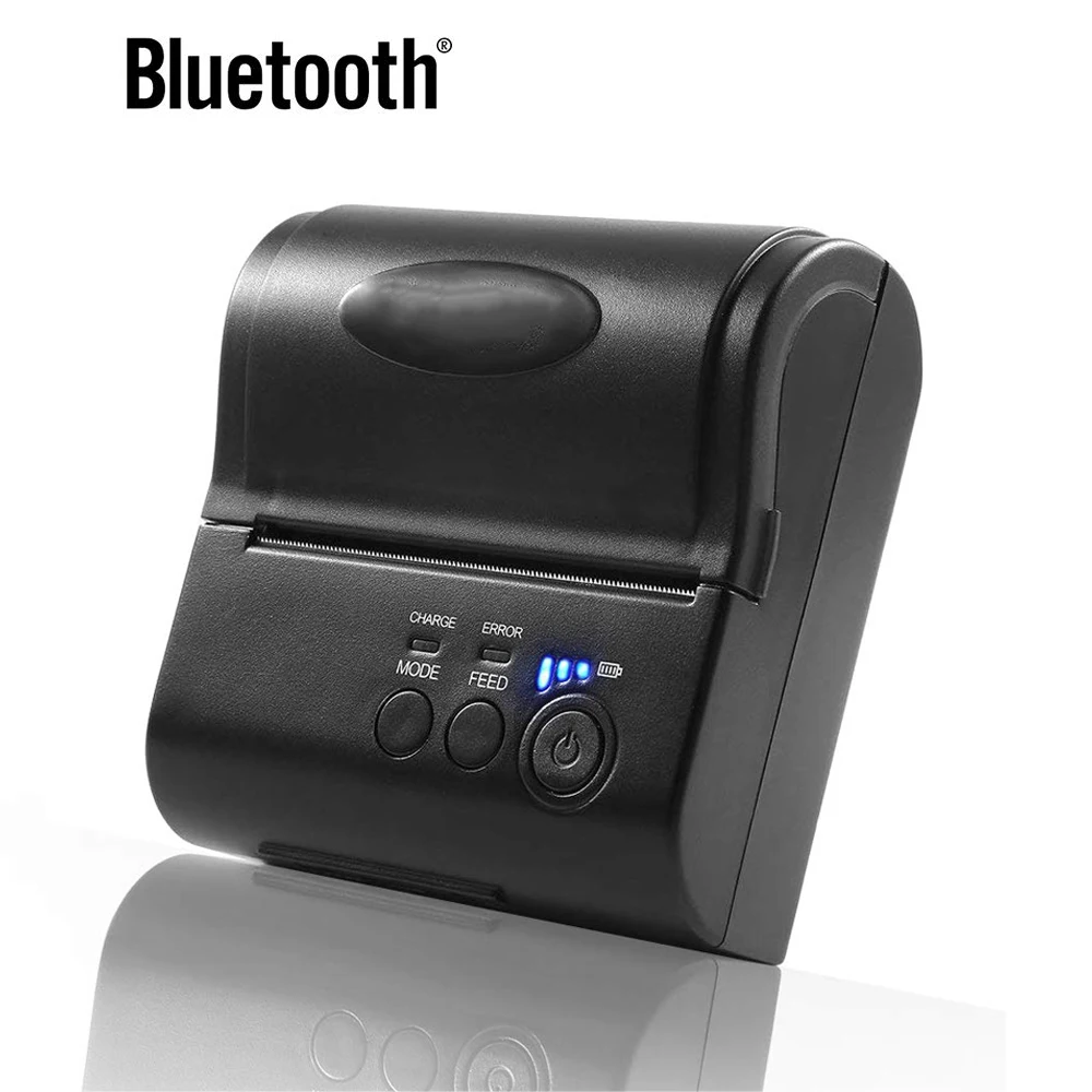 Бесплатный SDK 80 мм ручной Pos Термальный чековый принтер Android IOS Bluetooth мини
