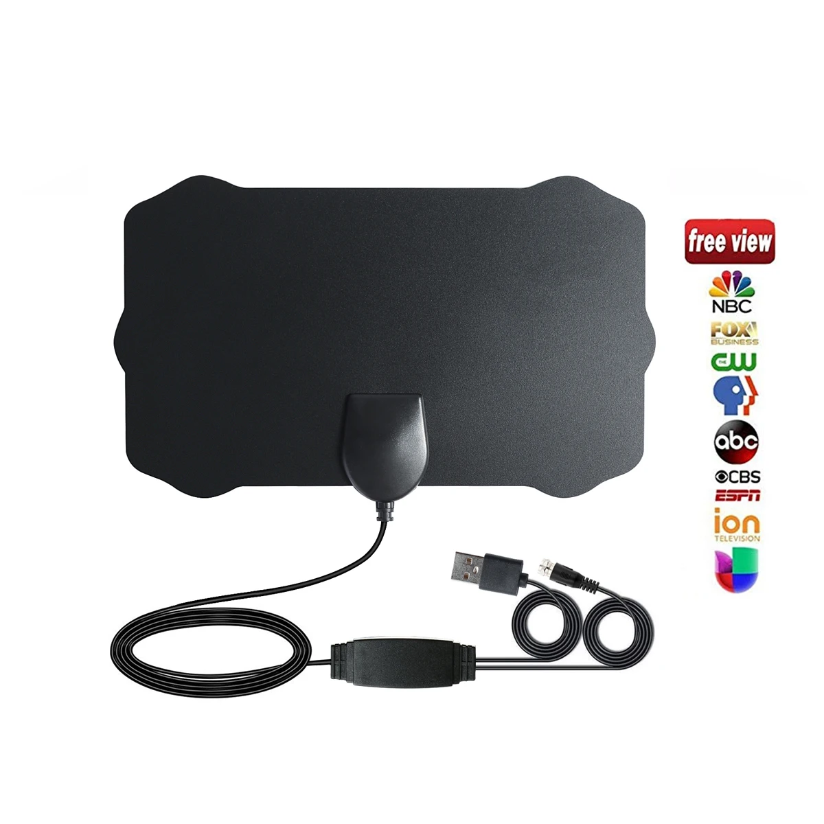 Крытый 120 км HD сигнал ТВ антенна с усилителем сигнала радиус Surf Fox DVB T2 воздушная