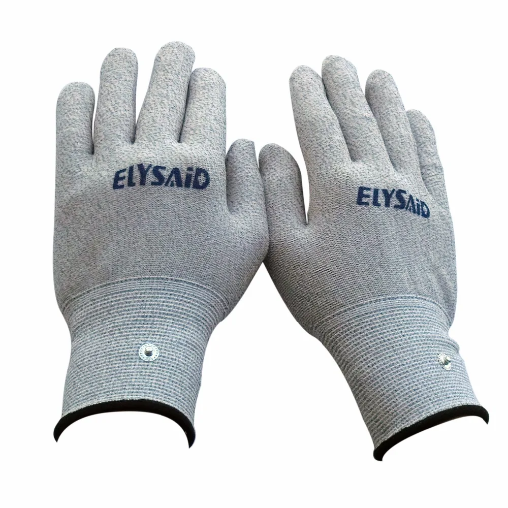 5Pairs Health Care Conductive Electrode Gloves Electrotherapy Massager