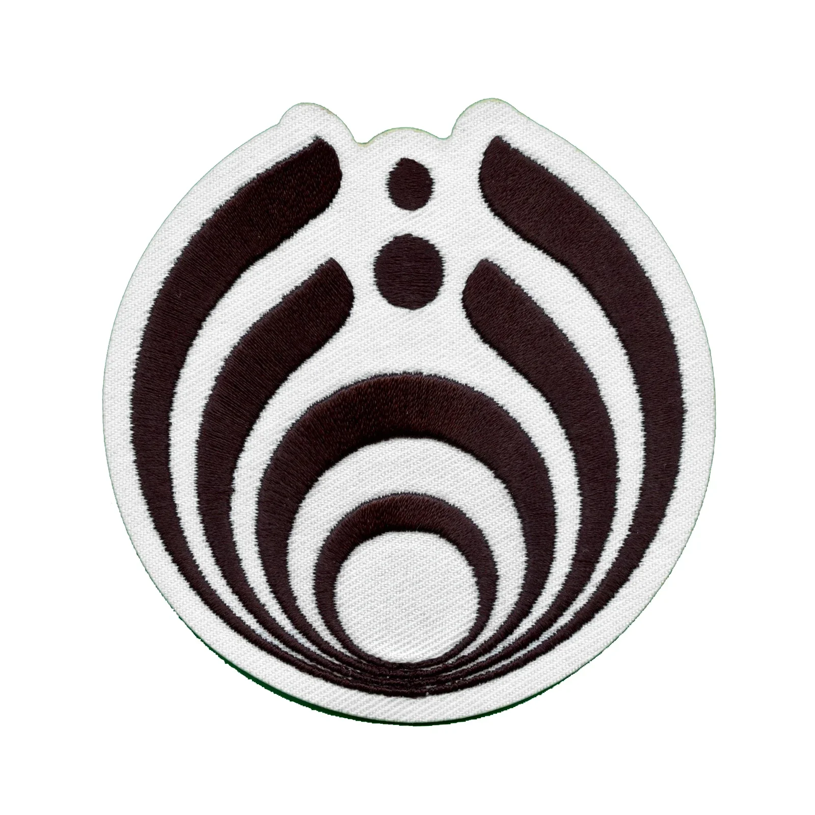 

EDM Bass Head Dubstep Logo Embroidered Iron On Patch (≈ 5.5 cm)