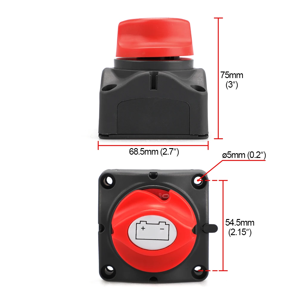 12 V-60 V 100A-300A Авто RV Морская Лодка селектор батареи изолятор отсоединитель Роторный Переключатель резки YC101593
