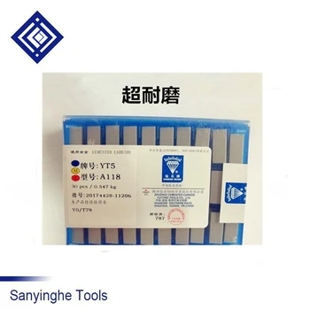 

A118 YT5 sanyinghe standard carbide tipped lathe cutting tool for CNC lathe tool (30PCS/BOX)