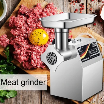 

1100W High Power electric Meat grinder Commercial stainless steel Meat grinder Household Fully automatic Enema machine 220V