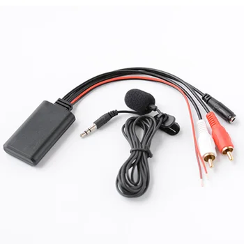 

2020 Hot Car Universal 2RCA Bluetooth Adapter AUX Music + MIC Call For Alpine Pioneer Durable And Practical