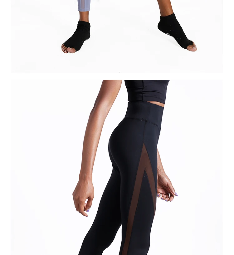 Women Fitness Leggings mesh patchwork Sweatproof Sport Athletic Tights Yoga Pant Activewear Gym workout pants clothing