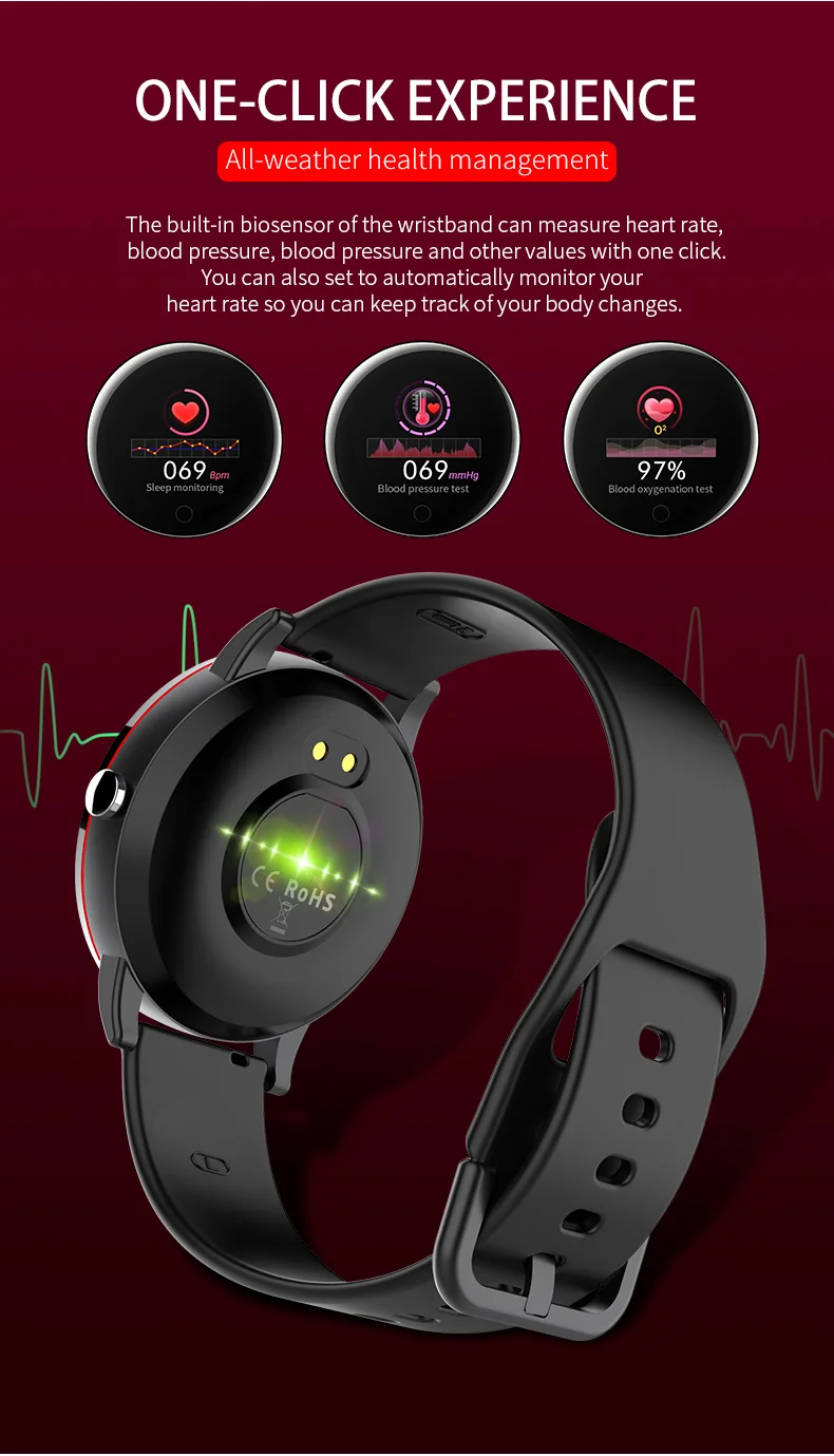 LEMFO Y9 Смарт-часы IP68 Водонепроницаемые женские модные часы фитнес-трекер кровяное давление монитор сердечного ритма Смарт-браслет